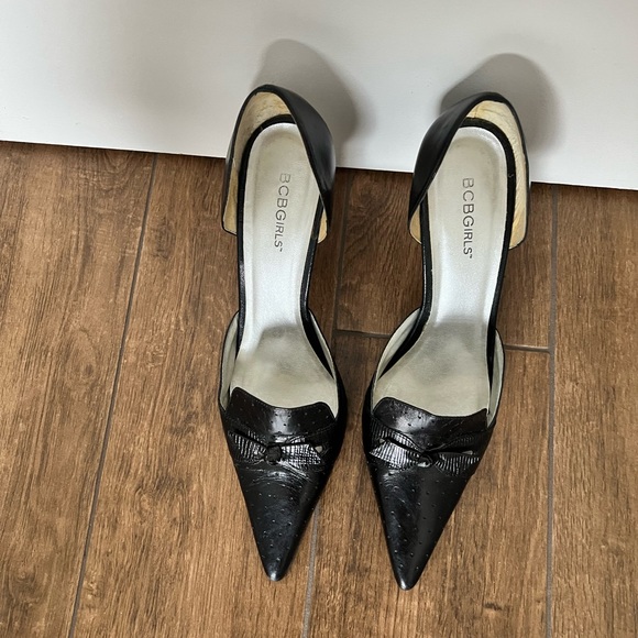 Leather black heels from BCBGIRLS - Picture 3 of 4